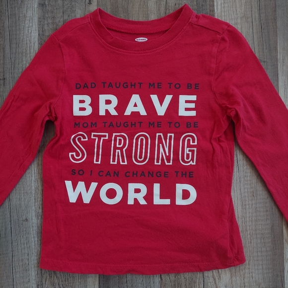 Old Navy Need Space UFO Pizza Brave Strong Long Sleeve Tee Bundle 4T - Picture 7 of 16